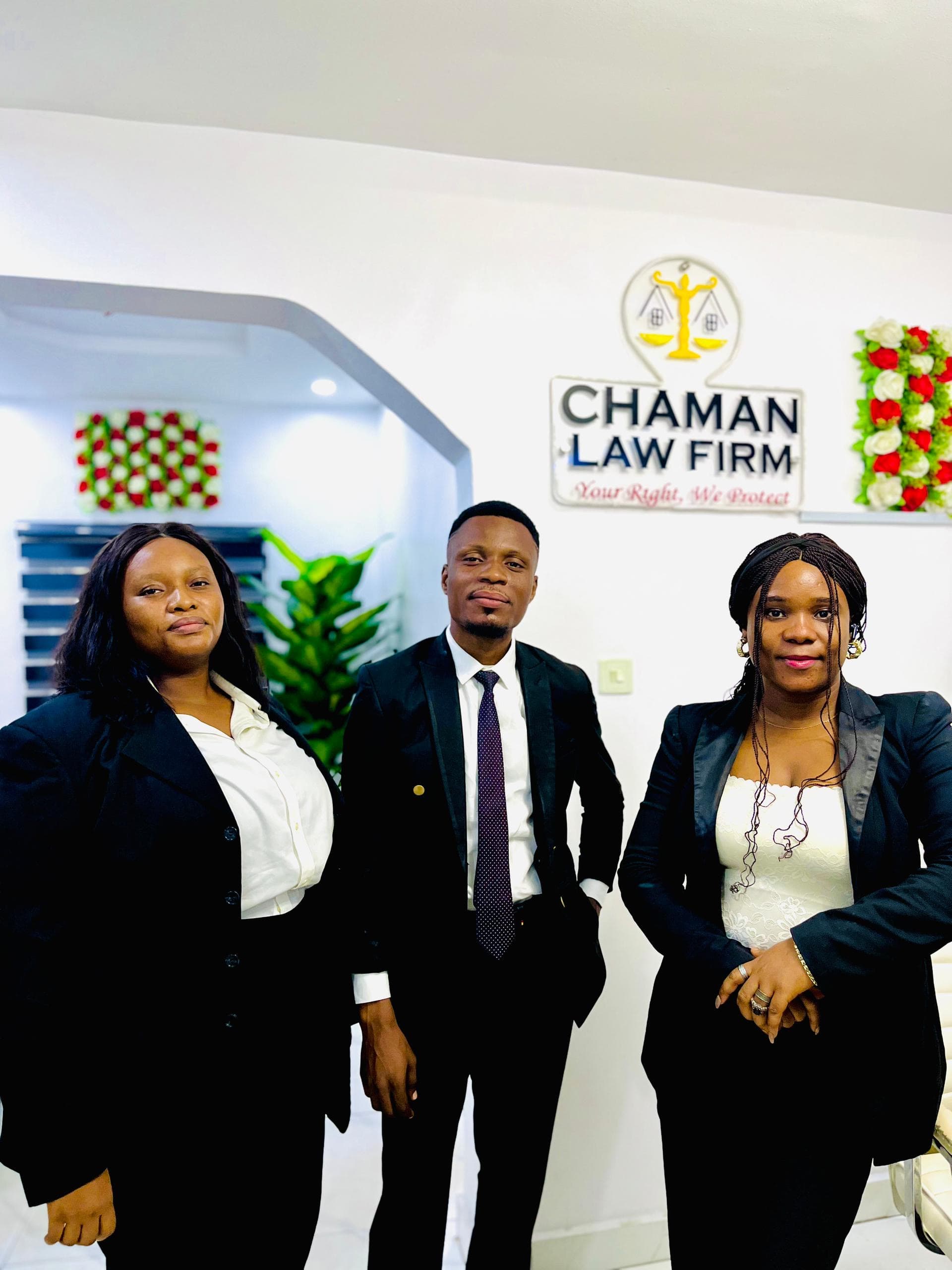 A full-service Nigerian law firm with international digital standards — Chaman Law Firm