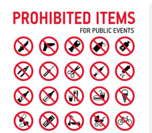 Nigeria Prohibited Items List