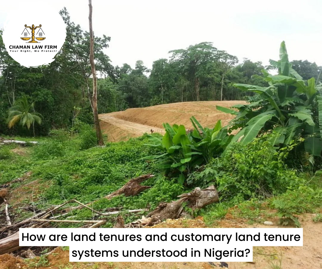 How are Land Tenures and Customary Land Tenure Systems Understood in Nigeria?