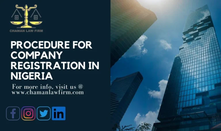 Procedure for Company Registration in Nigeria
