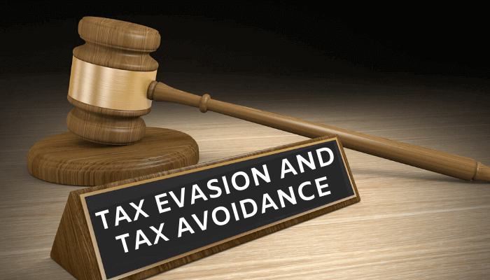 DIFFERENCE BETWEEN TAX EVASION AND TAX AVOIDANCE
