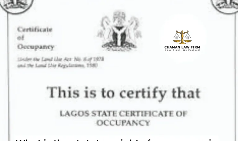 What is the Statutory Right of Occupancy in Nigeria?