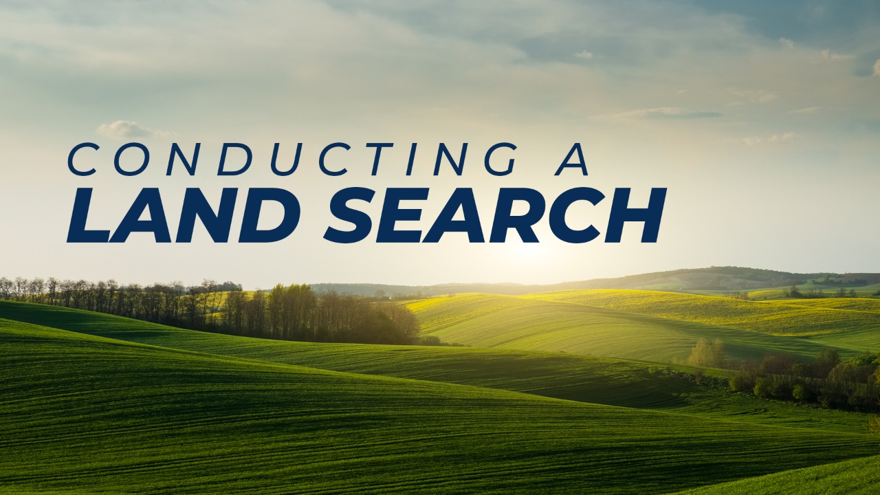 HOW TO CONDUCT SEARCH AT LAND REGISTRY