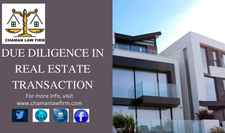 DUE DILIGENCE IN REAL ESTATE TRANSACTION DUE DILIGENCE IN REAL ESTATE TRANSACTION