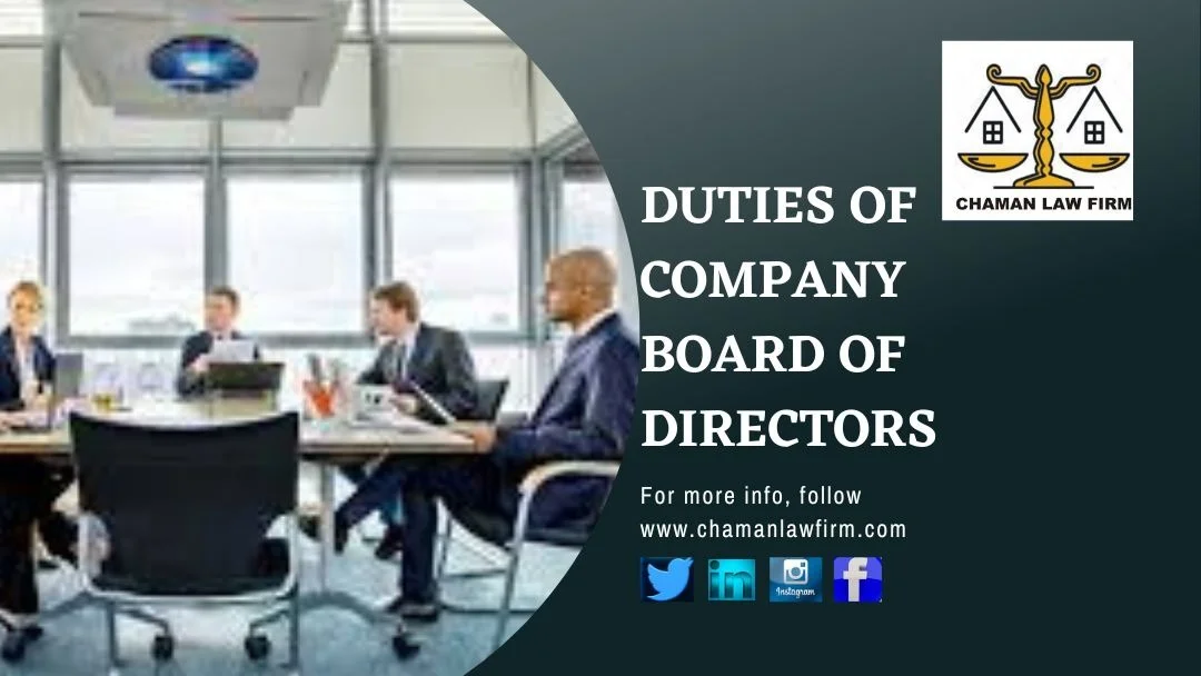 Duties of Company Board of Directors