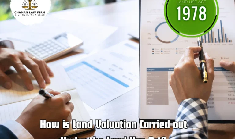 Land Valuation under the Land Use Act; How is Land Valuation Carried out Under the Land Use Act?; Ensuring a Fair and Transparent Land Valuation Land Valuation under the Land Use Act; How is Land Valuation Carried out Under the Land Use Act??