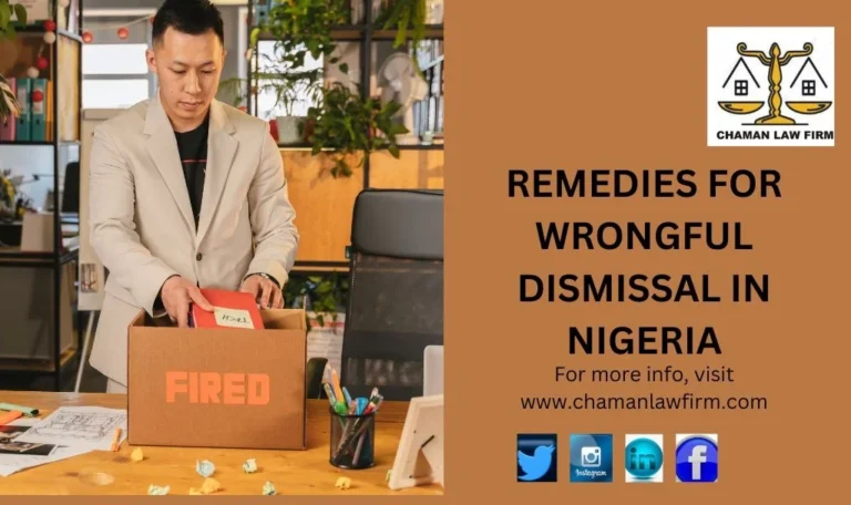 POWERFUL LEGAL REMEDIES FOR WRONGFUL DISMISSAL IN NIGERIA;YOUR ULTIMATE GUIDE TO JUSTICE REMEDIES FOR WRONGFUL DISMISSAL IN NIGERIA