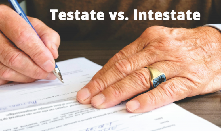 DIFFERENCE BETWEEN TESTATE AND INTESTATE SUCCESSION.