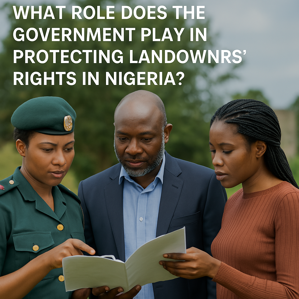 Does the Government Play in Protecting Landowner Rights in Nigeria