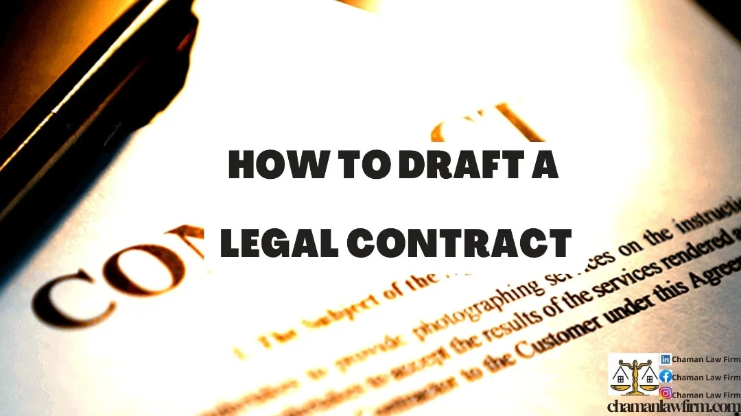 How to Draft Legal Contract