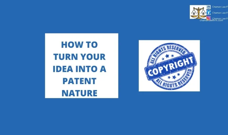 HOW TO TURN YOUR IDEA INTO PATENT