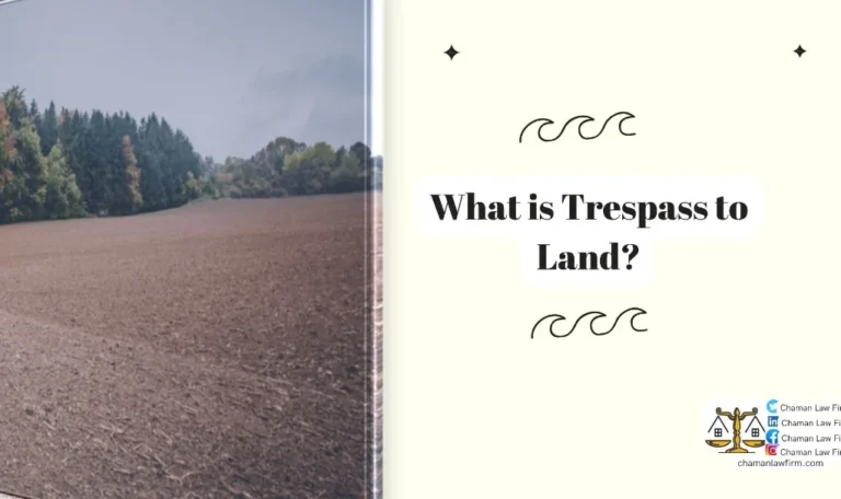 Trespass to Land