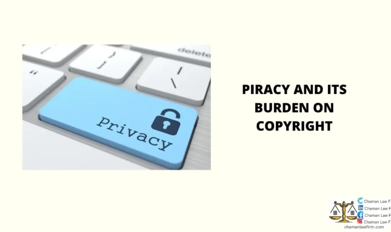 PIRACY AND IT'S BURDEN ON COPYRIGHT