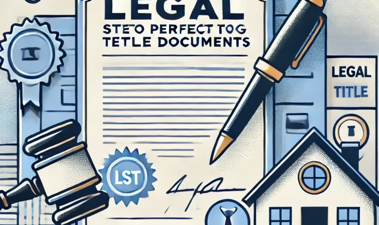 Legal Steps to Perfecting Title Documents in Nigeria Legal Steps to Perfecting Title Documents in Nigeria