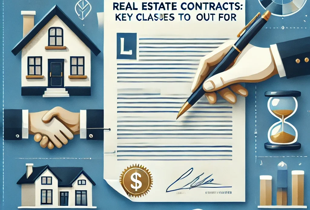 Real Estate Contracts: Key Clauses to Watch Out For Real Estate Contracts Key Clauses to Watch Out For