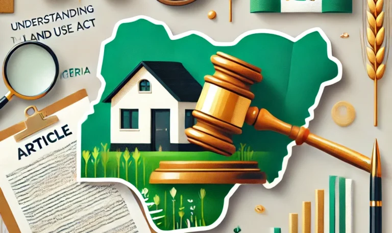 Understanding the Land Use Act in Nigeria Understanding the Land Use Act in Nigeria.
