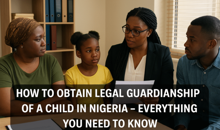 How to Obtain Legal Guardianship of a Child in Nigeria – Everything You Need to Know How to Obtain Legal Guardianship of a Child in Nigeria