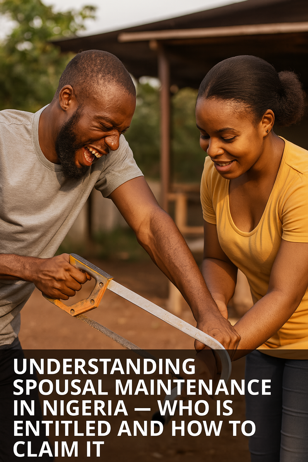 Understanding Spousal Maintenance in Nigeria – Who is Entitled and How to Claim It