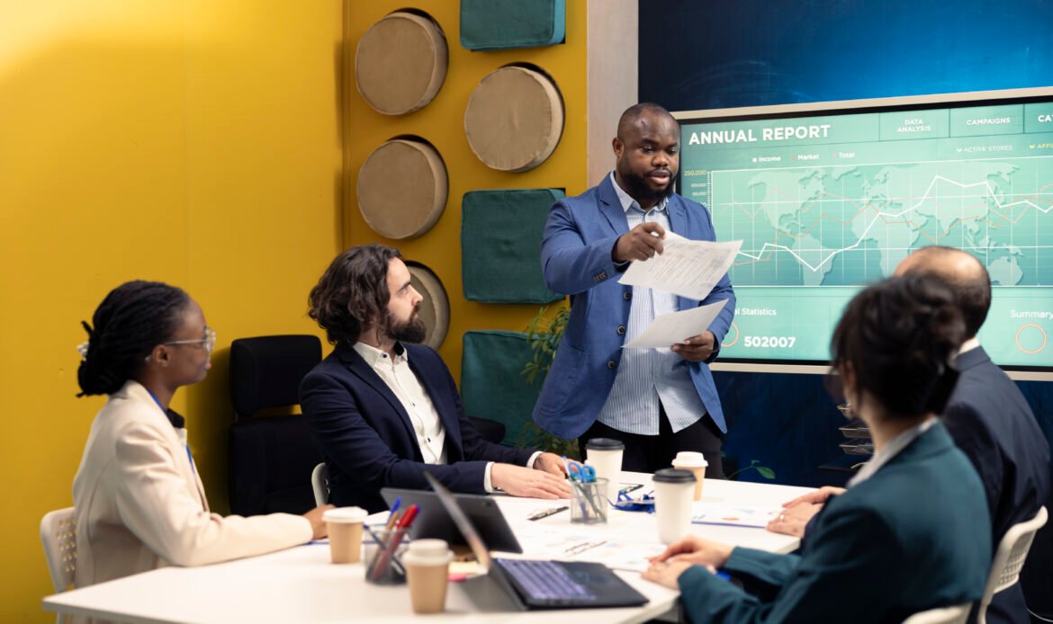 Top Law Firms in Nigeria | Chaman Law Firm - Barrister explaining the importance of Corporate Law Services in Nigeria for compliance, governance, and dispute resolution.